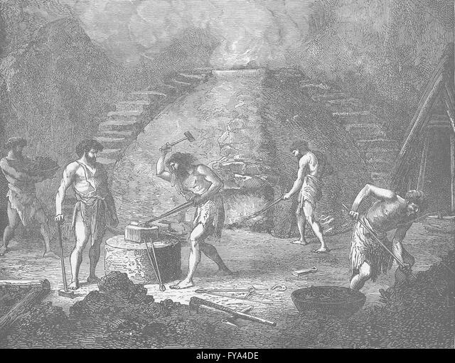 Ancient copper smelting process